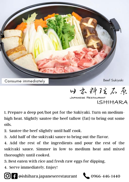 How to cook Sukiyaki